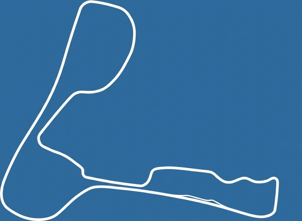 Cadwell Park track outline